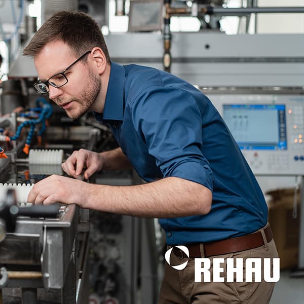Worker at REHAU