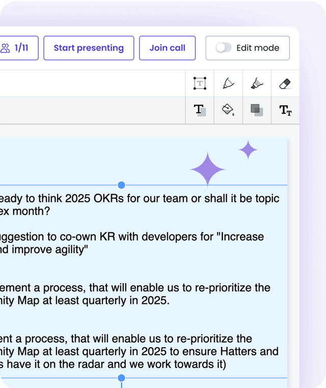Smarter annotations for better meeting focus